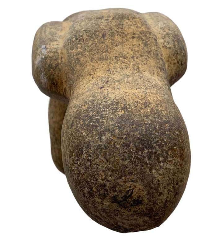 Antique Large 34cm Tibetan Naked Lady Statue with Tribal Buddhist Necklaces