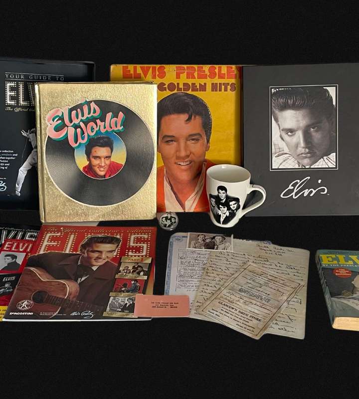 Elvis Presley Fan Collectible Memorabilia Set
