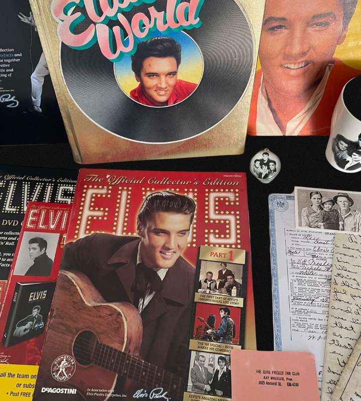 Elvis Presley Fan Collectible Memorabilia Set