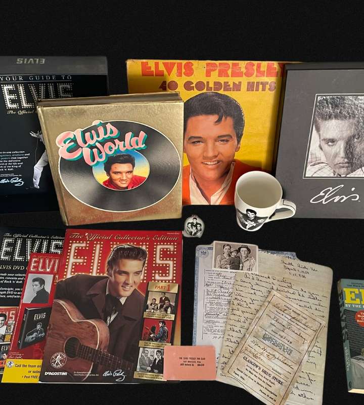 Elvis Presley Fan Collectible Memorabilia Set