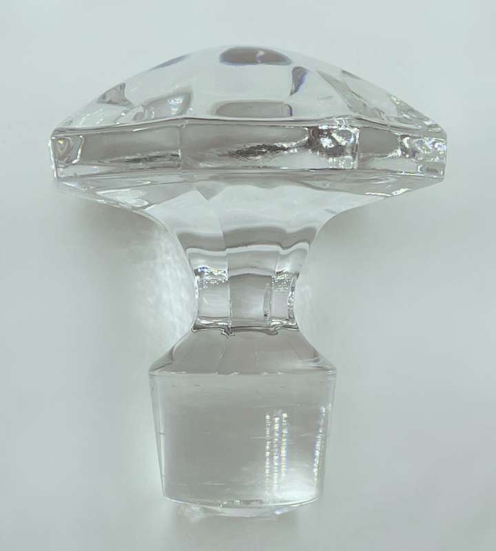 Vintage Cristal D`Arques-Durand Fontenay Square Decanter with Stopper - Discontinued 1995