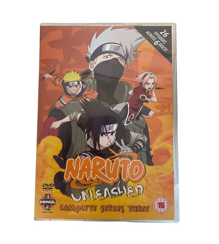 Huge 15-Piece Naruto Episodes Dvd and Manga Paperback Book Set - Complete Adventures and Stories