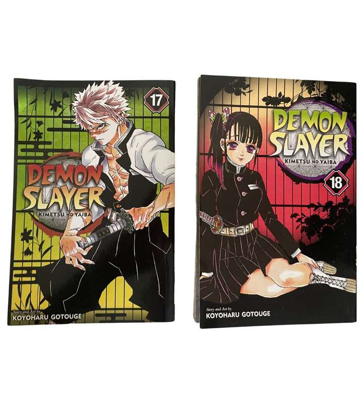 Complete Set of 20 Demon Slayer: Kimetsu no Yaiba Manga Books - Volumes 1-20 - Like New Condition