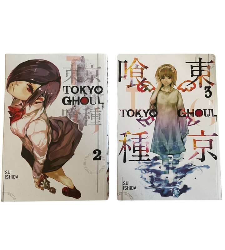 Set of 9 Tokyo Ghoul Manga Books - Including Tokyo Ghoul:re Volumes 1-4 - Like New Condition