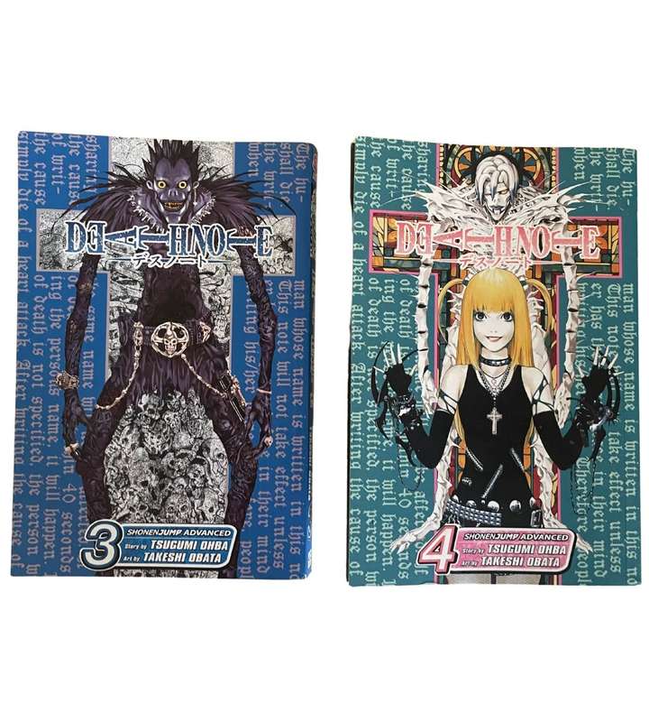 Complete Set of 12 Death Note Paperback Manga Books - Like New Condition