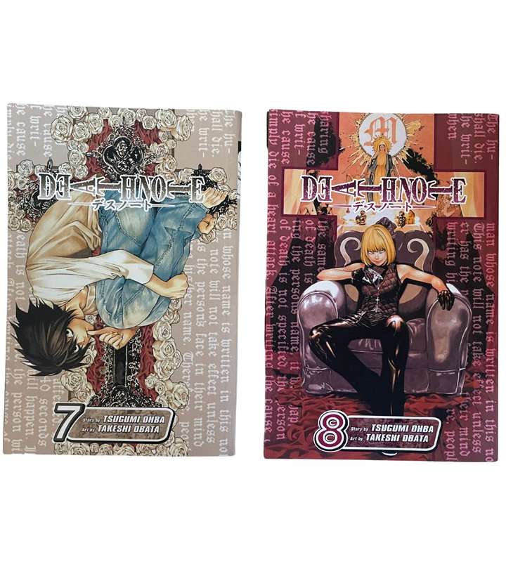 Complete Set of 12 Death Note Paperback Manga Books - Like New Condition