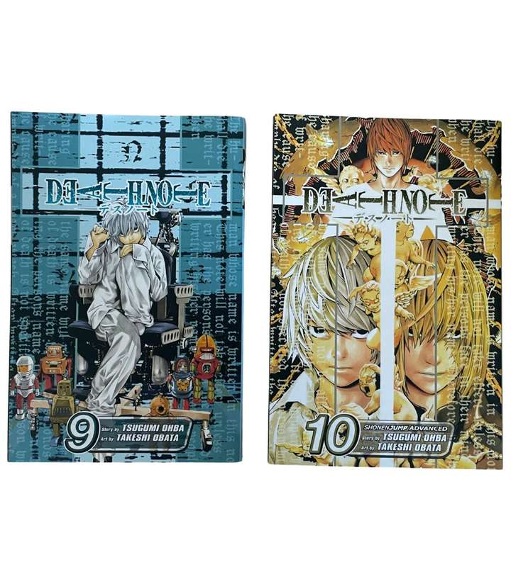Complete Set of 12 Death Note Paperback Manga Books - Like New Condition