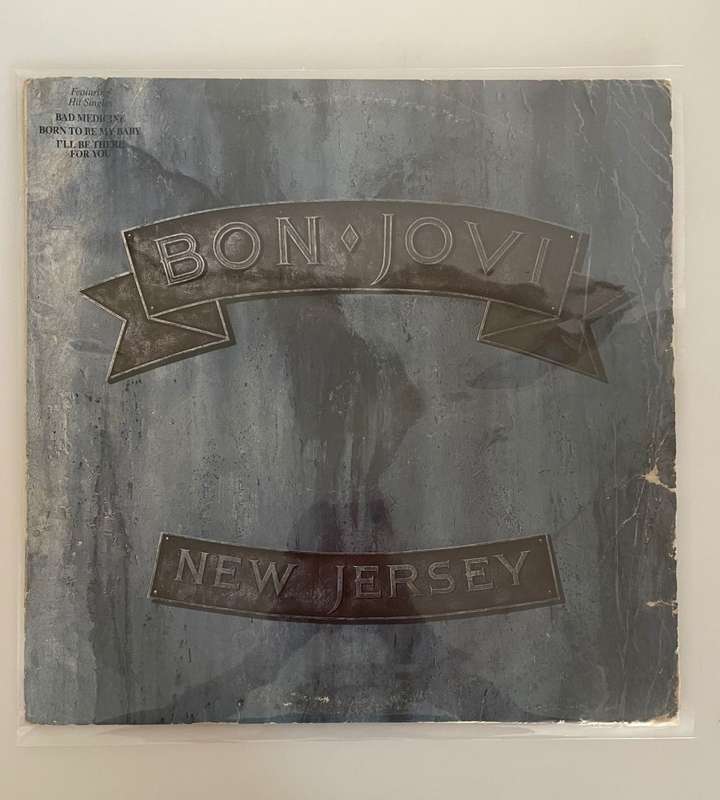 Vinyl LP Record-Bon Jovi  New Jersey 1988