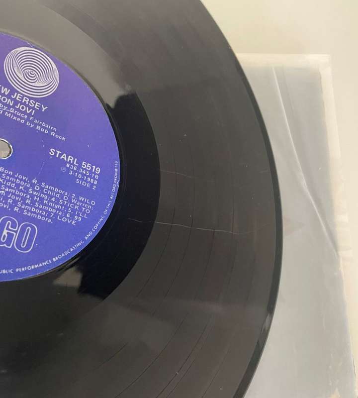Vinyl LP Record-Bon Jovi  New Jersey 1988