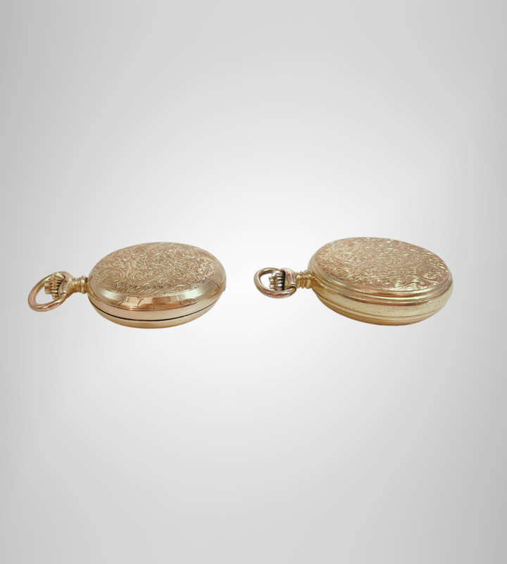 Vintage Ladies Gold Plated Pocket Watches 2 - Adolph Schild -Edox Delfin & SOGEL