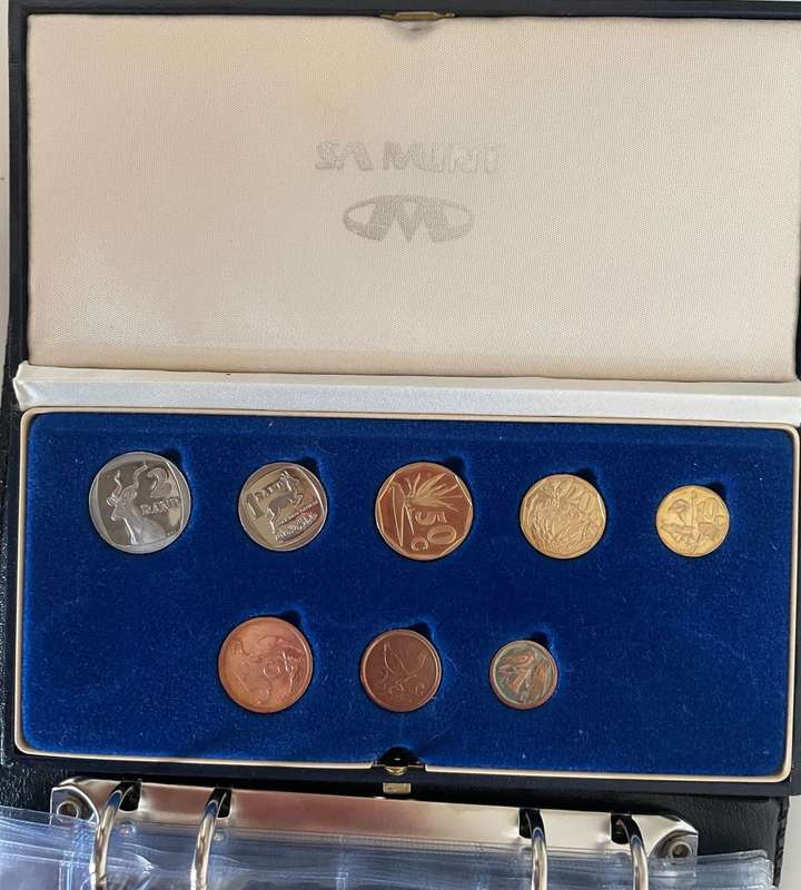 Exclusive Collection: 175 Discontinued South African Coins in Coin Album