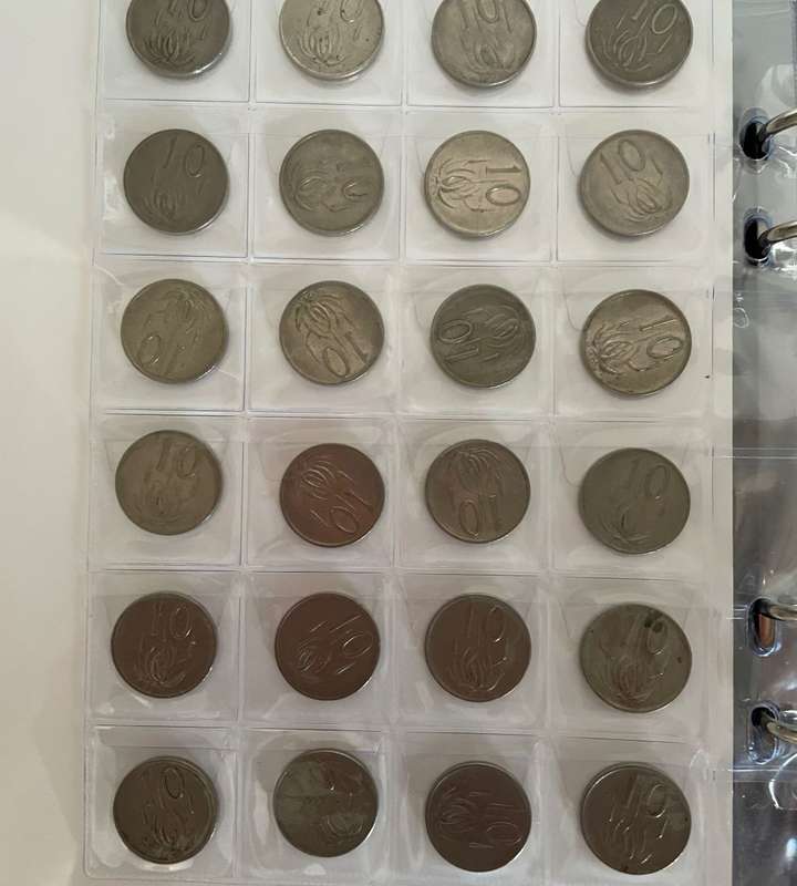 Exclusive Collection: 175 Discontinued South African Coins in Coin Album