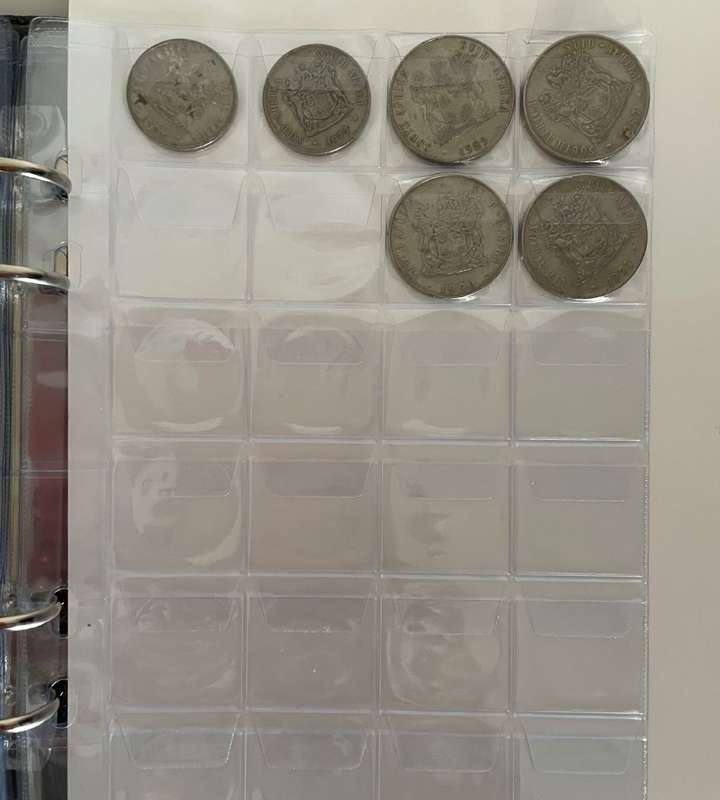Exclusive Collection: 175 Discontinued South African Coins in Coin Album