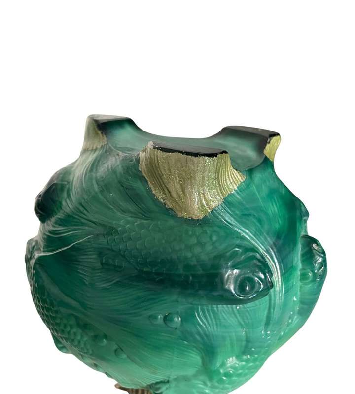 Unique Oriental Candle Holders Crafted from Antique Heinrich Hoffmann Perfume Bottles