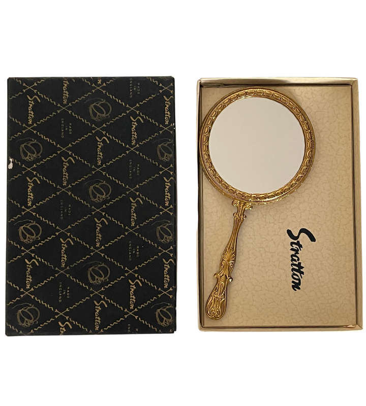 Reduced! Vintage 1950s Stratton Mini Handheld Mirror  Limited Edition, Original Box, Birmingham