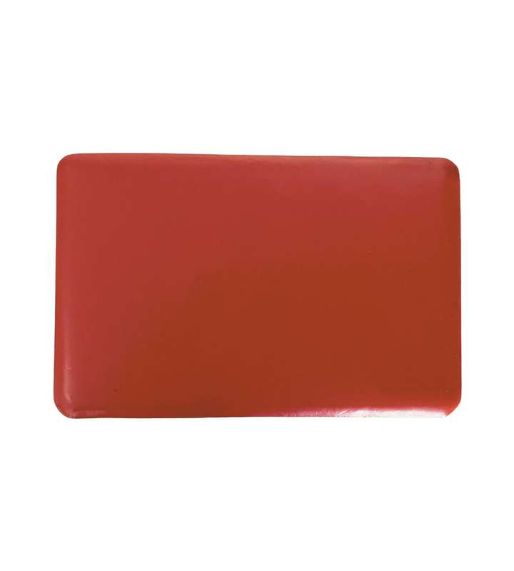 Vintage Busby Red Leather Cigarette Case  Gold Plated Interior & Hinges