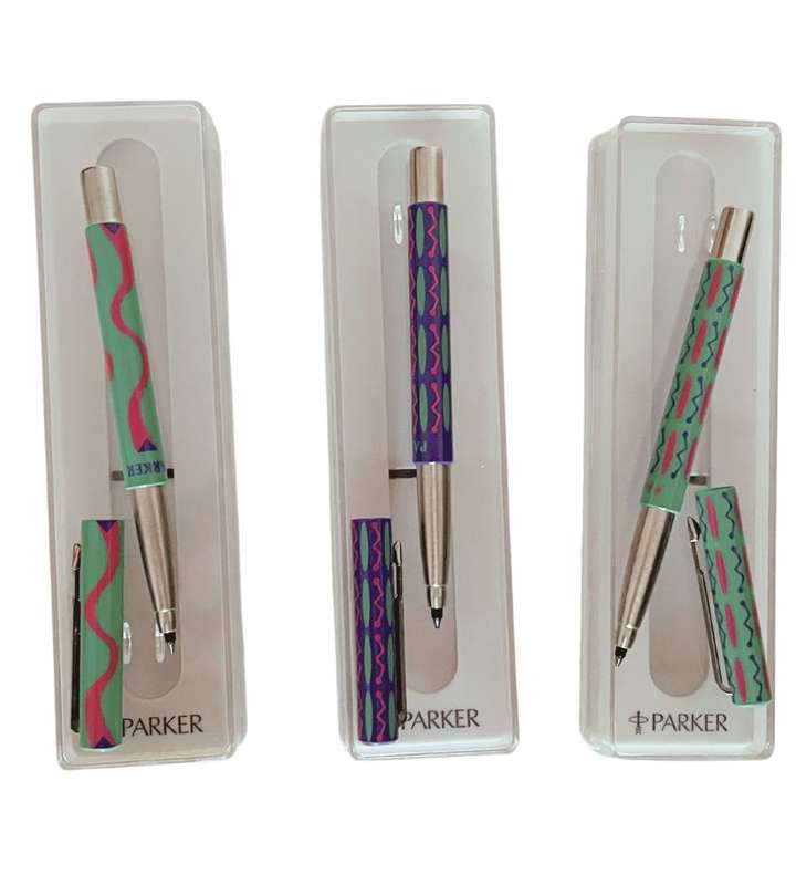 Reduced! Parker Vector Color 92 Special Edition Roller BallPoint Pens - 3 Pieces  with Original