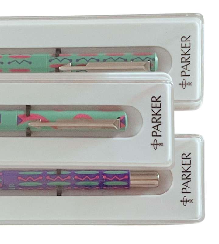 Reduced! Parker Vector Color 92 Special Edition Roller BallPoint Pens - 3 Pieces  with Original