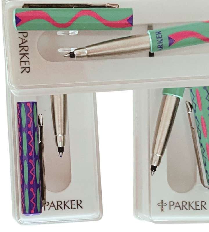 Reduced! Parker Vector Color 92 Special Edition Roller BallPoint Pens - 3 Pieces  with Original