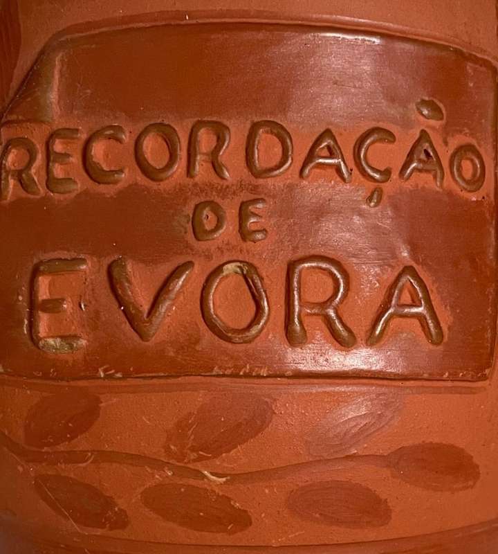 3-Piece Red Pottery Collection: Unglazed Holder, Portuguese Olive Oil Pitcher