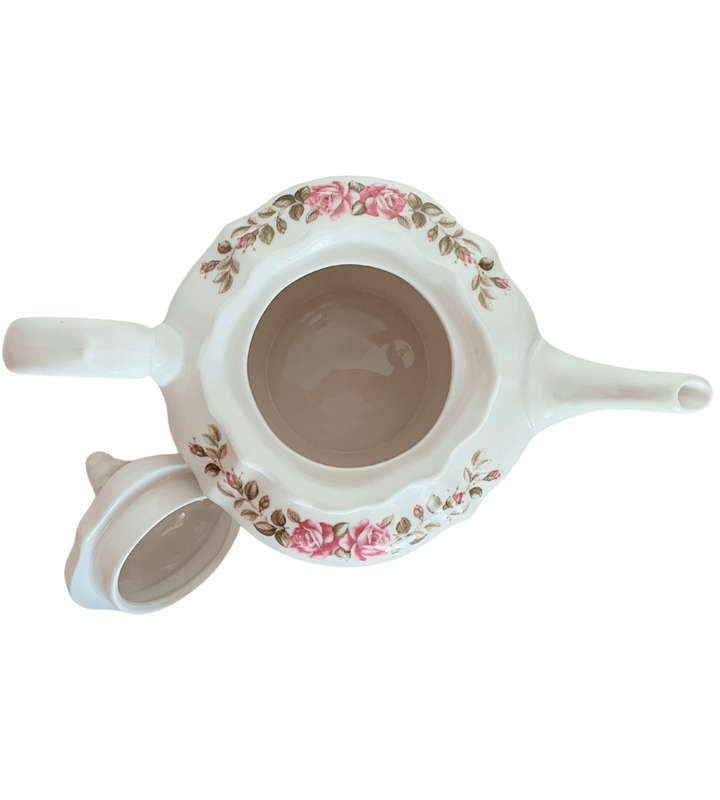 24-Piece Constantia Fine China `RSA Superior` Tea Set  Pink Rose Floral Design