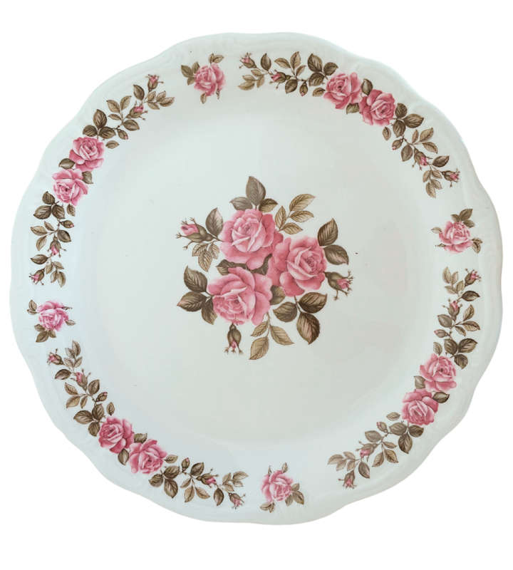 24-Piece Constantia Fine China `RSA Superior` Tea Set  Pink Rose Floral Design