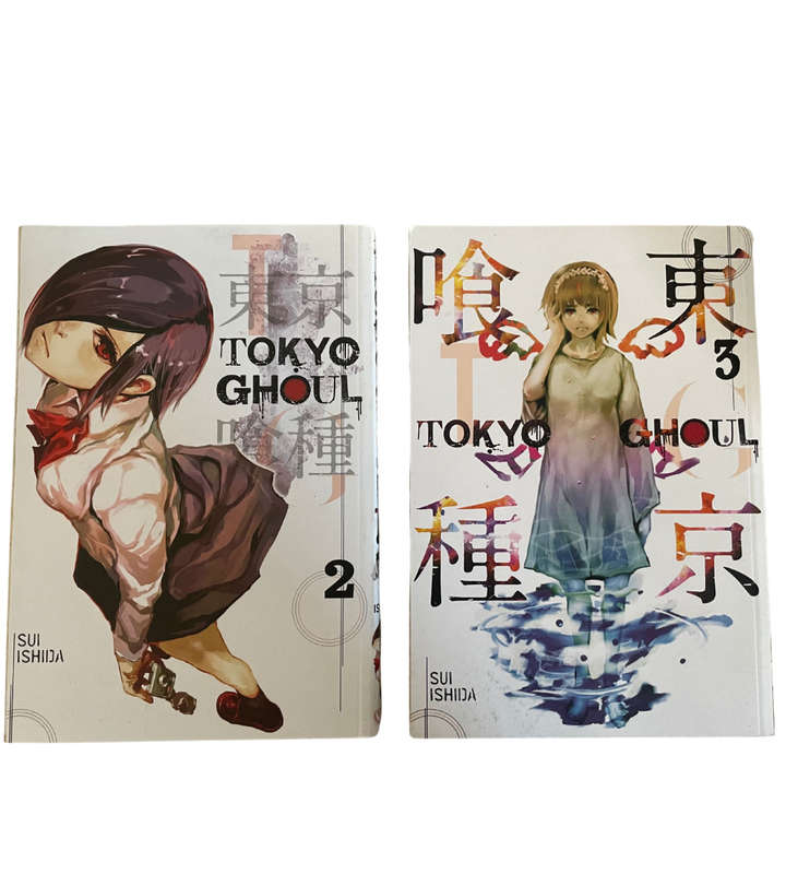 Set of 6 Tokyo Ghoul Manga Books - Including Tokyo Ghoul:re Volumes 1-4 - Like New Condition