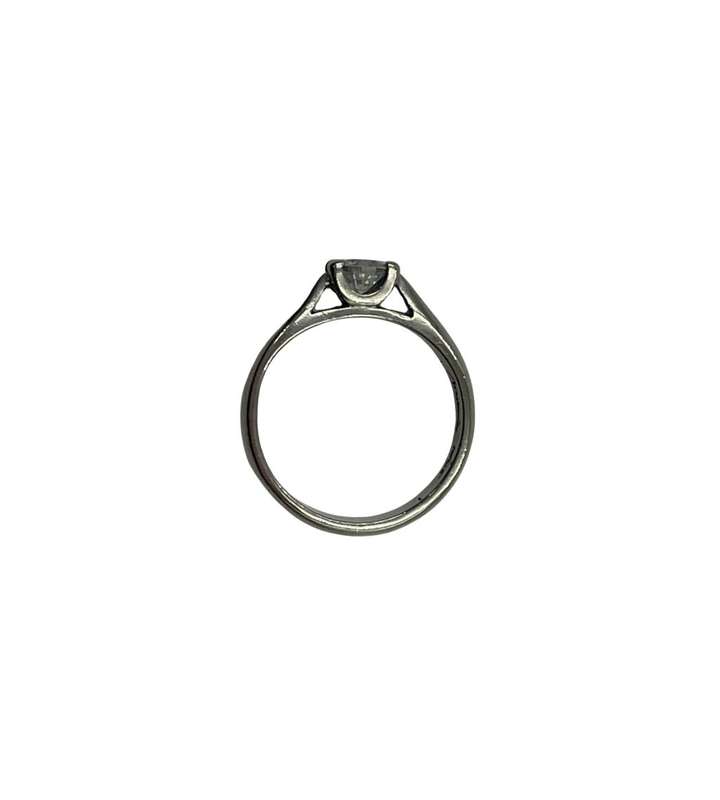 Reduced! Exclusive 18ct White Gold Engagement Ring with 0.35ct Natural Diamond by Rosanna Moskovitch