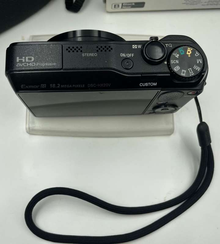 Sony Cyber-shot DSC-HX20V Camera with 20x Zoom, 18.2MP, GPS, and Accessories