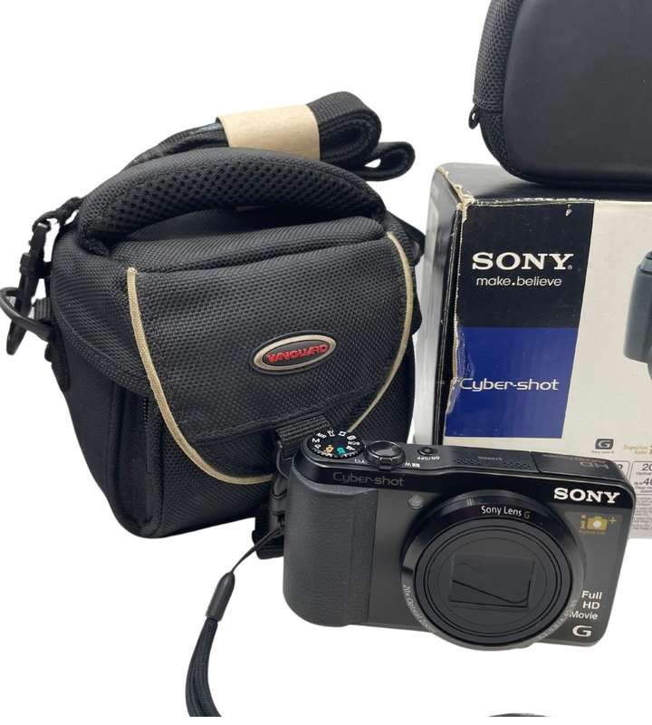 Sony Cyber-shot DSC-HX20V Camera with 20x Zoom, 18.2MP, GPS, and Accessories