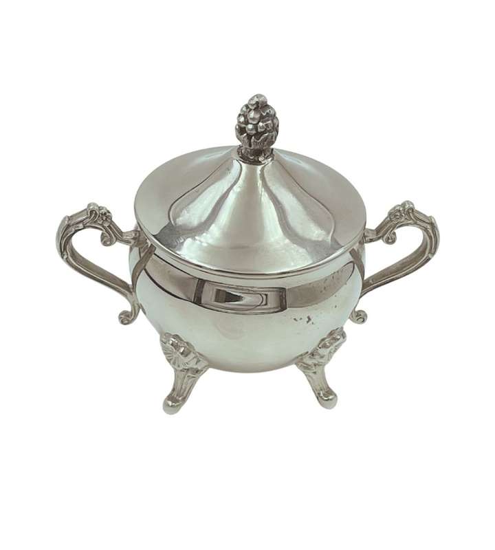 Vintage 1970s Emess Silver-Plated Balmoral Cutlery Pattern Coffee and Tea Pot Set - 4 Pieces