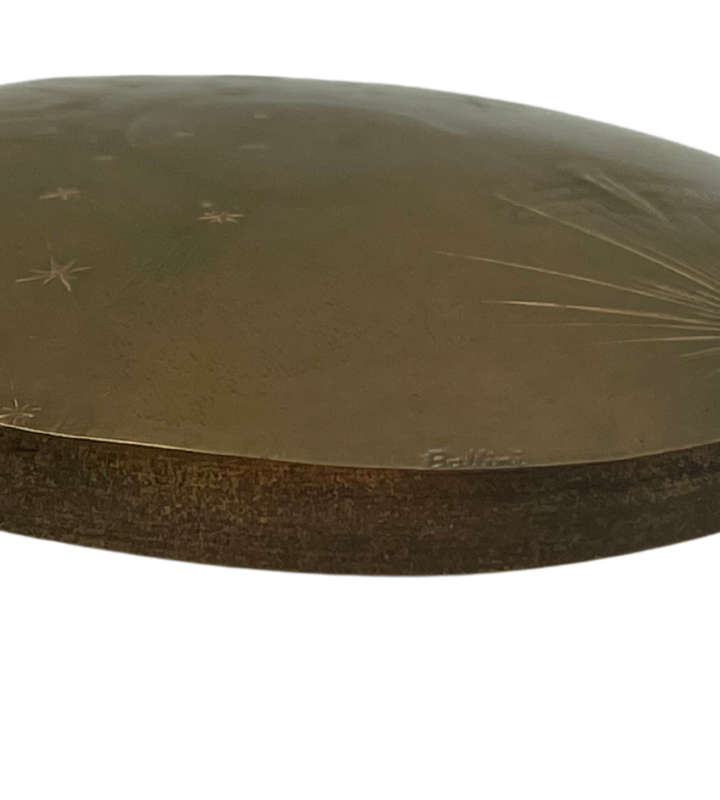 1989 French National Academy of Air and Space Bronze Medal by Bellini in Monnaie de Paris Case