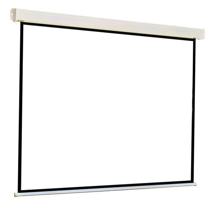 Projection screen - manual pulldown, 2 x 1.5m