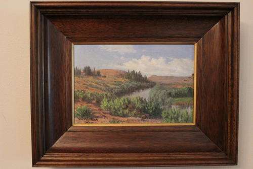 Vera Volschenk (1899-1987) original oil (1943) Daughter of famous JEA Volschenk