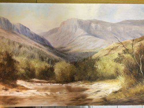 Thomas Hacking 1947, Oil, 760x510mm, Unframed, SA Artist