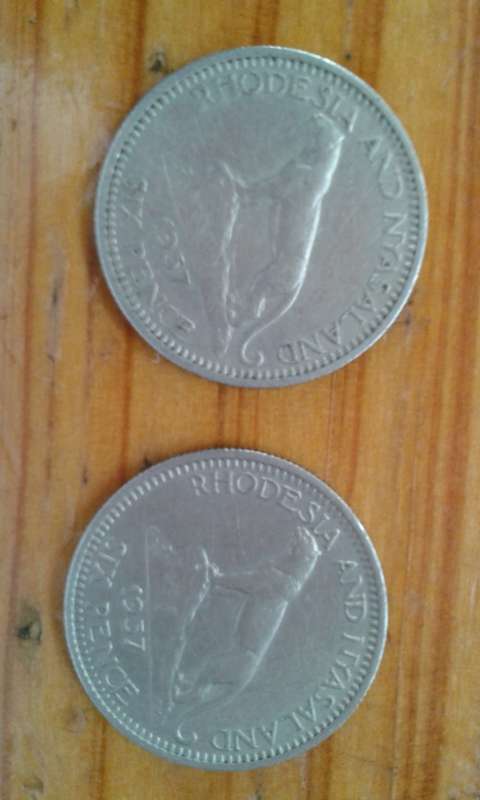 Rhodesia And Nyasaland 6 Pence