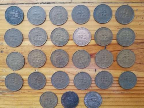 Set of 27 South African pennies