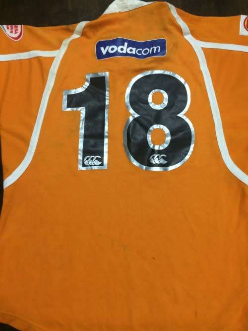 Cheethas Currie Cup match jersey signed _No 18