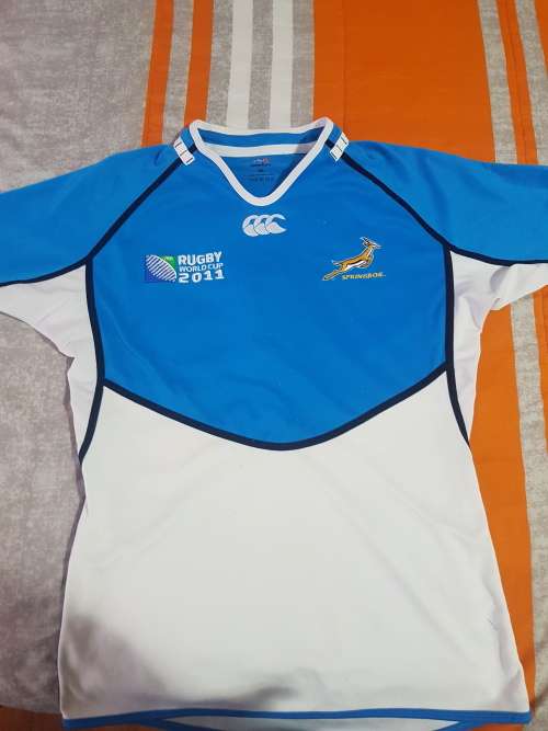 Springbok Player Training jersey 2011 Rugby World Cup_XXL