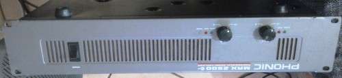 Phonic MAX 2500 Plus 1500 Watt Power Amplifier