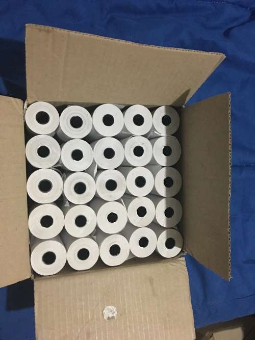 Thermal 57x40x30 Printer Paper 50 Rolls In The Box