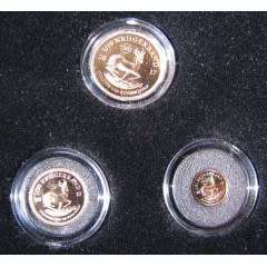 2017 Fractional Proof 3 coin Gold Set