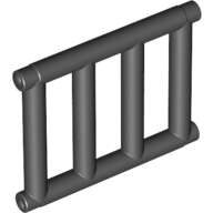 SET 8960: BLACK BAR 1X4X3 WITH END PROTRUSIONS