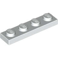 SET 7259: WHITE PLATE 1X4