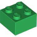 SET 4884: GREEN BRICK 2X2