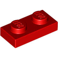 SET 4097: RED PLATE 1X2