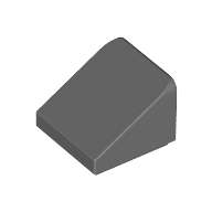 SET 8960: DARK GRAY SLOPE 30 1X1 X 2/3
