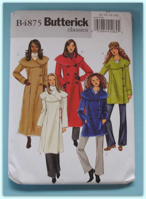BUTTERICK CLASSICS PATTERN NUMBER B4875