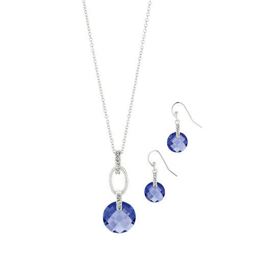 AVON NECKLACE SET - BLUE