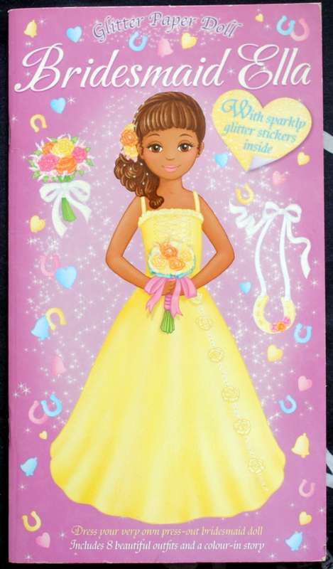 GLITTER PAPER DOLL - BRIDESMAID ELLA